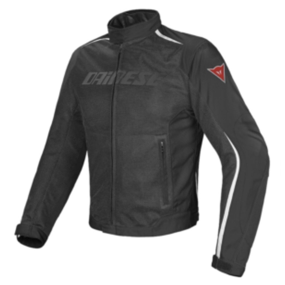 Dainese Hydra Flux 2 Air D-Dry Ladies Motorcycle Textile Jacket Black White 38/S